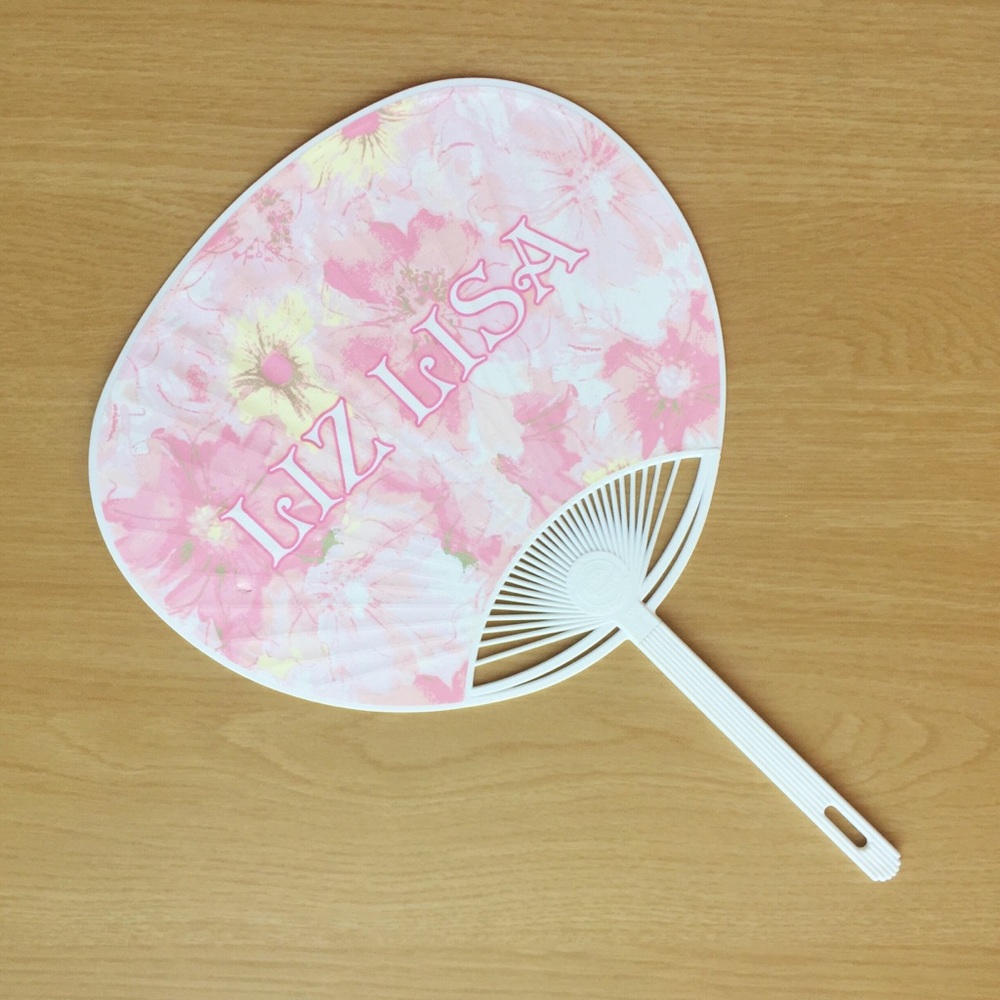 Liz Lisa Japanese Floral Pink White Handheld Fan